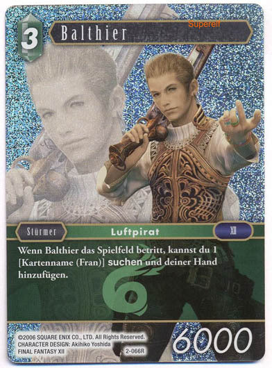 Final Fantasy Opus 2-066 R Balthier Wind