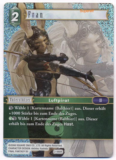 Final Fantasy Opus 2-068 R Fran Wind