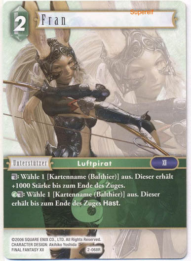 Final Fantasy Opus 2-068 R Fran Wind
