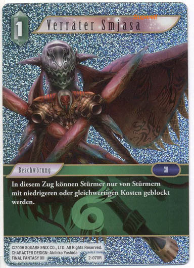 Final Fantasy Opus 2-070 R Verräter Smjasa Wind