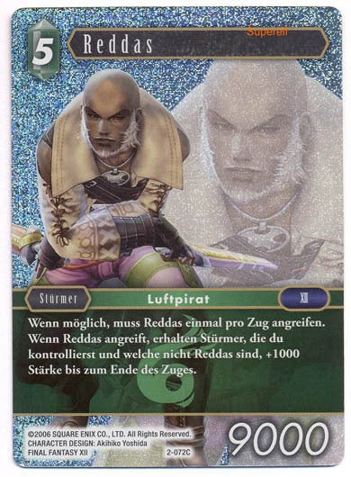 Final Fantasy Opus 2-072 C Reddas Wind