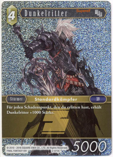 Final Fantasy Opus 2-073 C Dunkelritter Erde