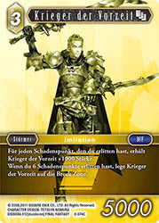Final Fantasy Opus 2-074 C Krieger der Vorzeit Erde