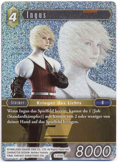 Final Fantasy Opus 2-075 H Ingus Erde