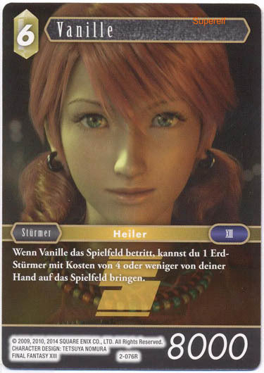 Final Fantasy Opus 2-076 R Vanille Erde