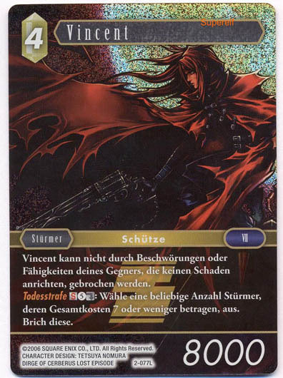 Final Fantasy Opus 2-077 L Vincent Erde