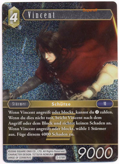 Final Fantasy Opus 2-078 R Vincent Erde