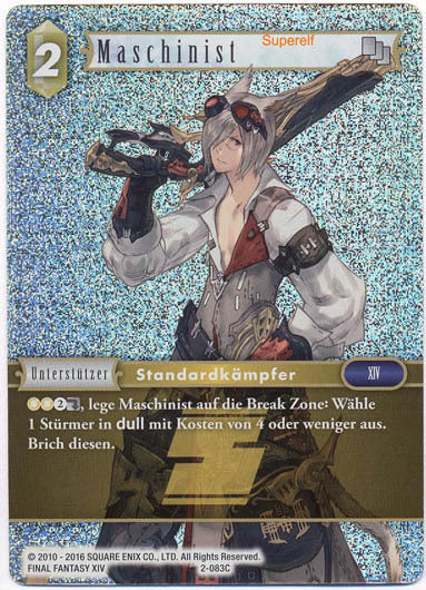 Final Fantasy Opus 2-083 C Maschinist Erde