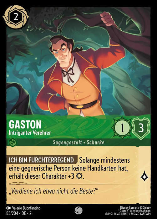 Lorcana Aufstieg der Flutgestalten 2-083 C Gaston Smaragd