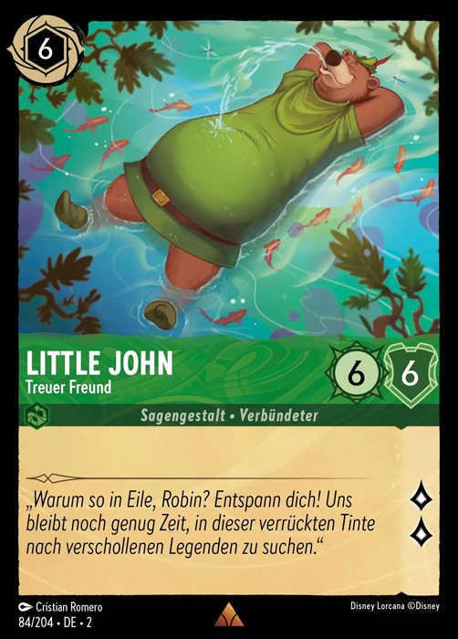 Lorcana Aufstieg der Flutgestalten 2-084 R Little John Smaragd