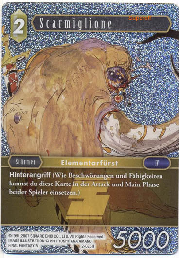 Final Fantasy Opus 2-085 H Scarmiglione Erde