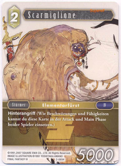 Final Fantasy Opus 2-085 H Scarmiglione Erde