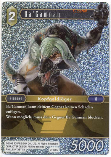 Final Fantasy Opus 2-088 C Ba'Gamnan Erde