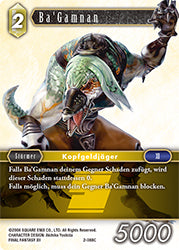 Final Fantasy Opus 2-088 C Ba'Gamnan Erde