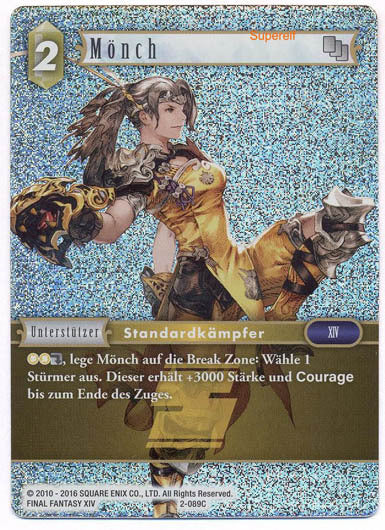 Final Fantasy Opus 2-089 C Mönch Erde