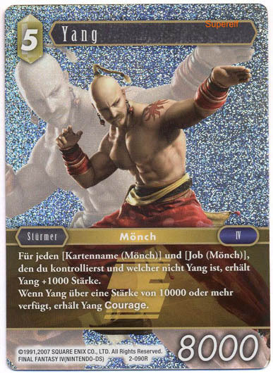 Final Fantasy Opus 2-090 R Yang Erde