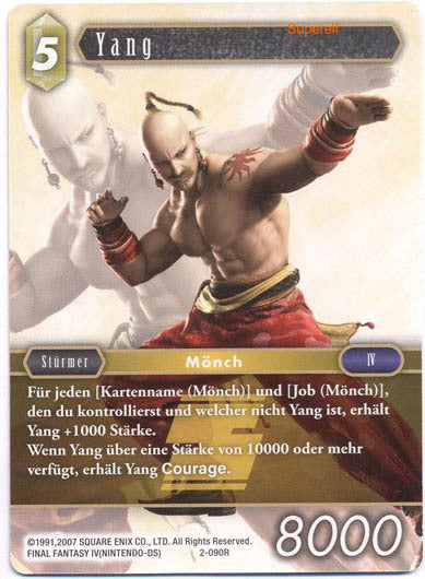 Final Fantasy Opus 2-090 R Yang Erde
