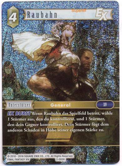 Final Fantasy Opus 2-093 H Raubahn Erde