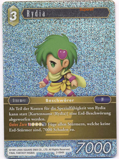Final Fantasy Opus 2-094 H Rydia Erde