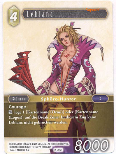 Final Fantasy Opus 2-096 H Leblanc Erde
