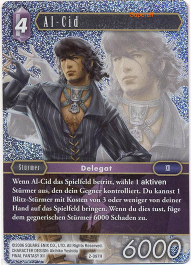 Final Fantasy Opus 2-097 H Al-Cid Blitz