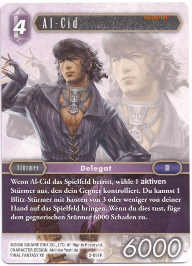 Final Fantasy Opus 2-097 H Al-Cid Blitz