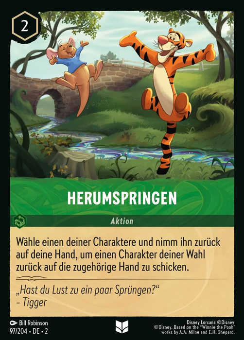 Lorcana Aufstieg der Flutgestalten 2-097 UC Herumspringen Smaragd