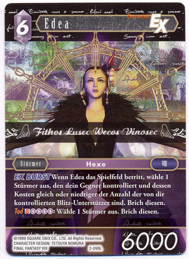 Final Fantasy Opus 2-099 L Edea Blitz