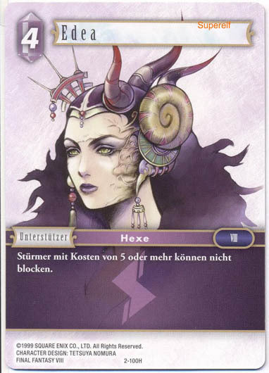 Final Fantasy Opus 2-100 H Edea Blitz