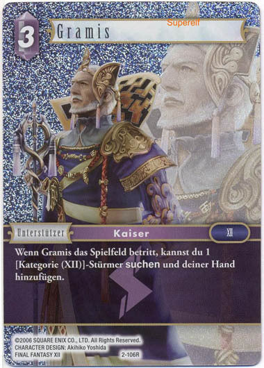 Final Fantasy Opus 2-106 R Gramis Blitz