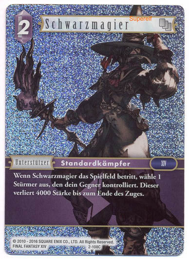 Final Fantasy Opus 2-108 C Schwarzmagier Blitz