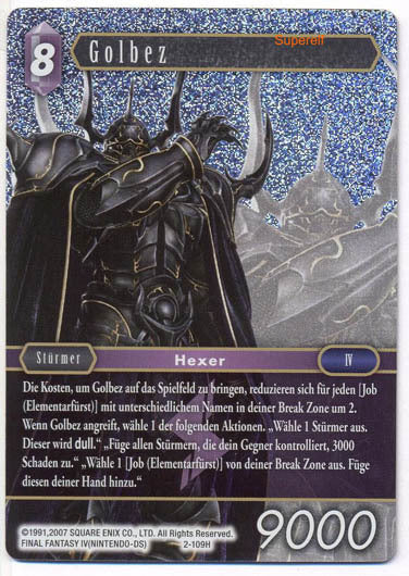 Final Fantasy Opus 2-109 H Golbez Blitz