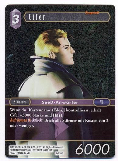 Final Fantasy Opus 2-110 R Cifer Blitz