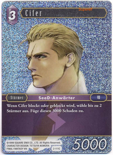 Final Fantasy Opus 2-111 C Cifer Blitz