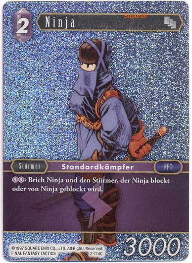 Final Fantasy Opus 2-114 C Ninja Blitz