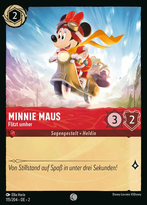 Lorcana Aufstieg der Flutgestalten 2-115 C Minni Maus Rubin