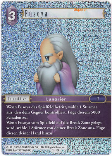 Final Fantasy Opus 2-116 R Fusoya Blitz