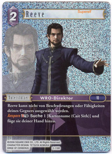Final Fantasy Opus 2-119 R Reeve Blitz