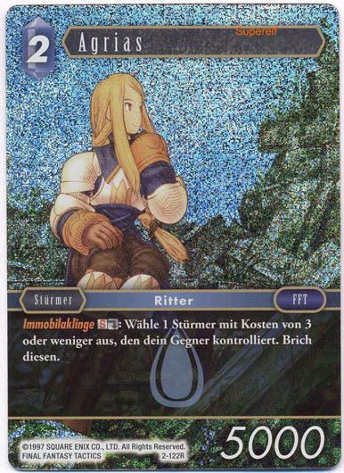 Final Fantasy Opus 2-122 R Agrias Wasser