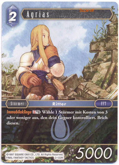 Final Fantasy Opus 2-122 R Agrias Wasser