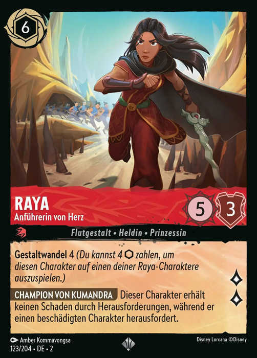 Lorcana Aufstieg der Flutgestalten 2-123 SR Raya Rubin