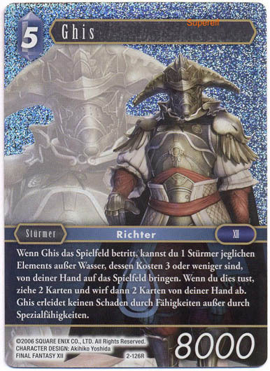 Final Fantasy Opus 2-126 R Ghis Wasser