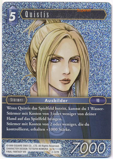 Final Fantasy Opus 2-127 R Quistis Wasser
