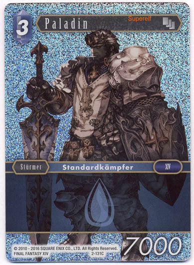 Final Fantasy Opus 2-131 C Paladin Wasser