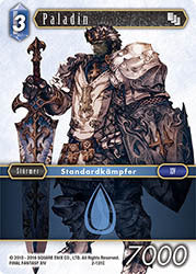 Final Fantasy Opus 2-131 C Paladin Wasser