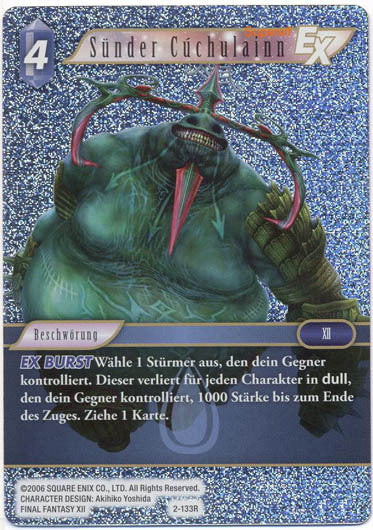Final Fantasy Opus 2-133 R Sünder Cúchulainn Wasser