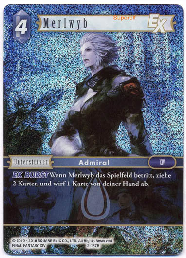 Final Fantasy Opus 2-137 H Merlwyb Wasser