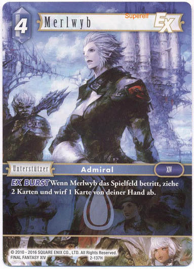 Final Fantasy Opus 2-137 H Merlwyb Wasser