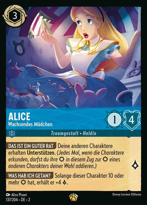 Lorcana Aufstieg der Flutgestalten 2-137 L Alice Saphir