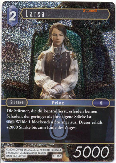 Final Fantasy Opus 2-139 C Larsa Wasser